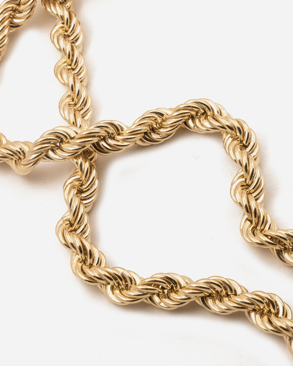 COLLIER CORDE 180 LIGHT PLAQUÉ OR