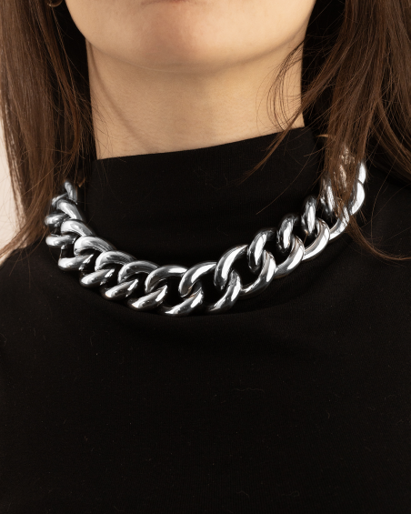 650 CURB CHAIN NECKLACE LIGHT