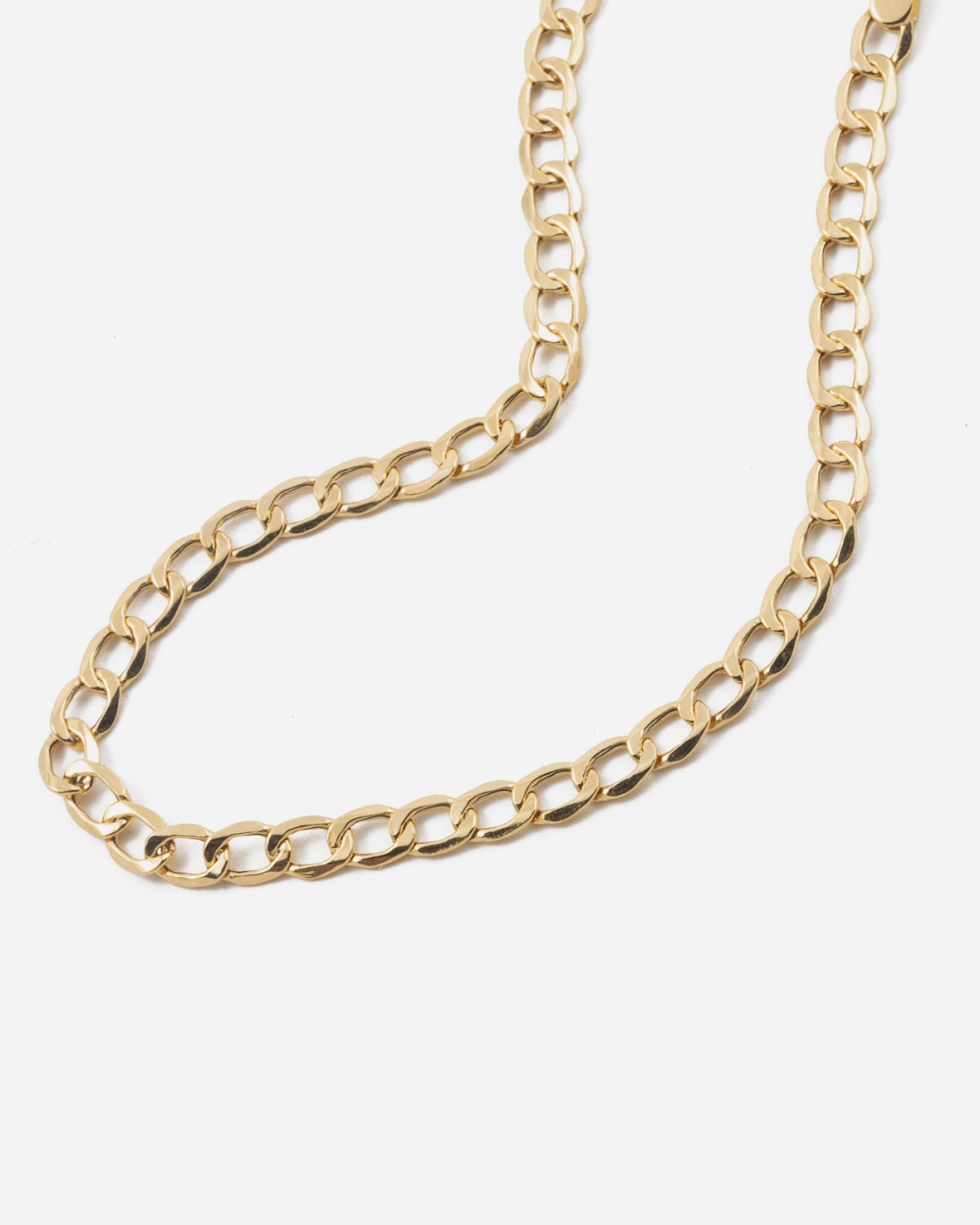 9KT GOLD 080 CURB CHAIN BRACELET