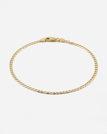 9KT GOLD 065 CURB CHAIN...