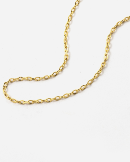 9KT GOLD 050 CABLE CHAIN BRACELET