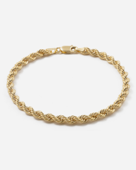 9KT GOLD 070 ROPE BRACELET