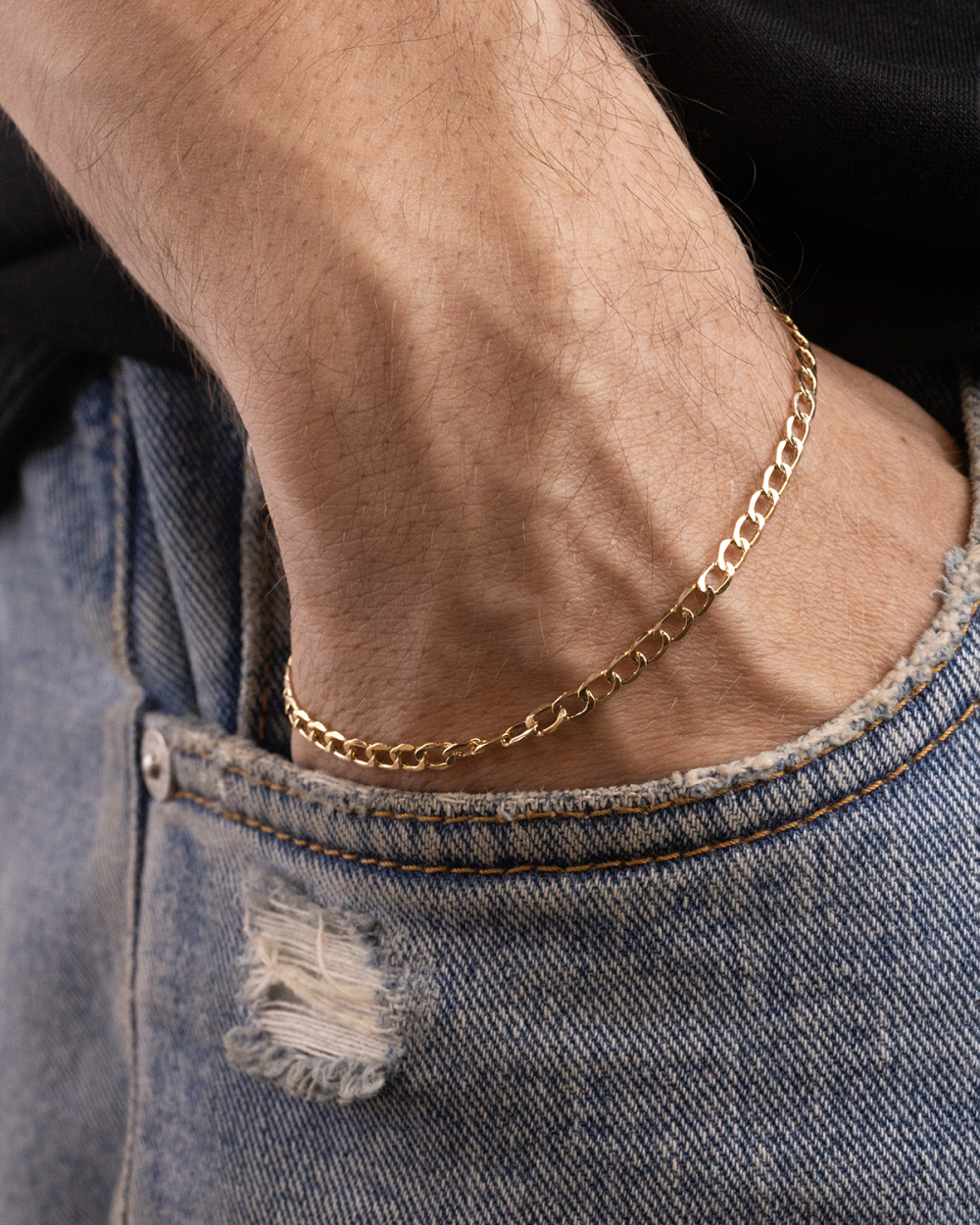 BRACCIALE GRUMETTA 080 IN ORO 9 KT