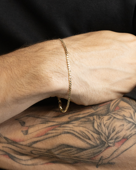 9KT GOLD 065 CURB CHAIN... 2