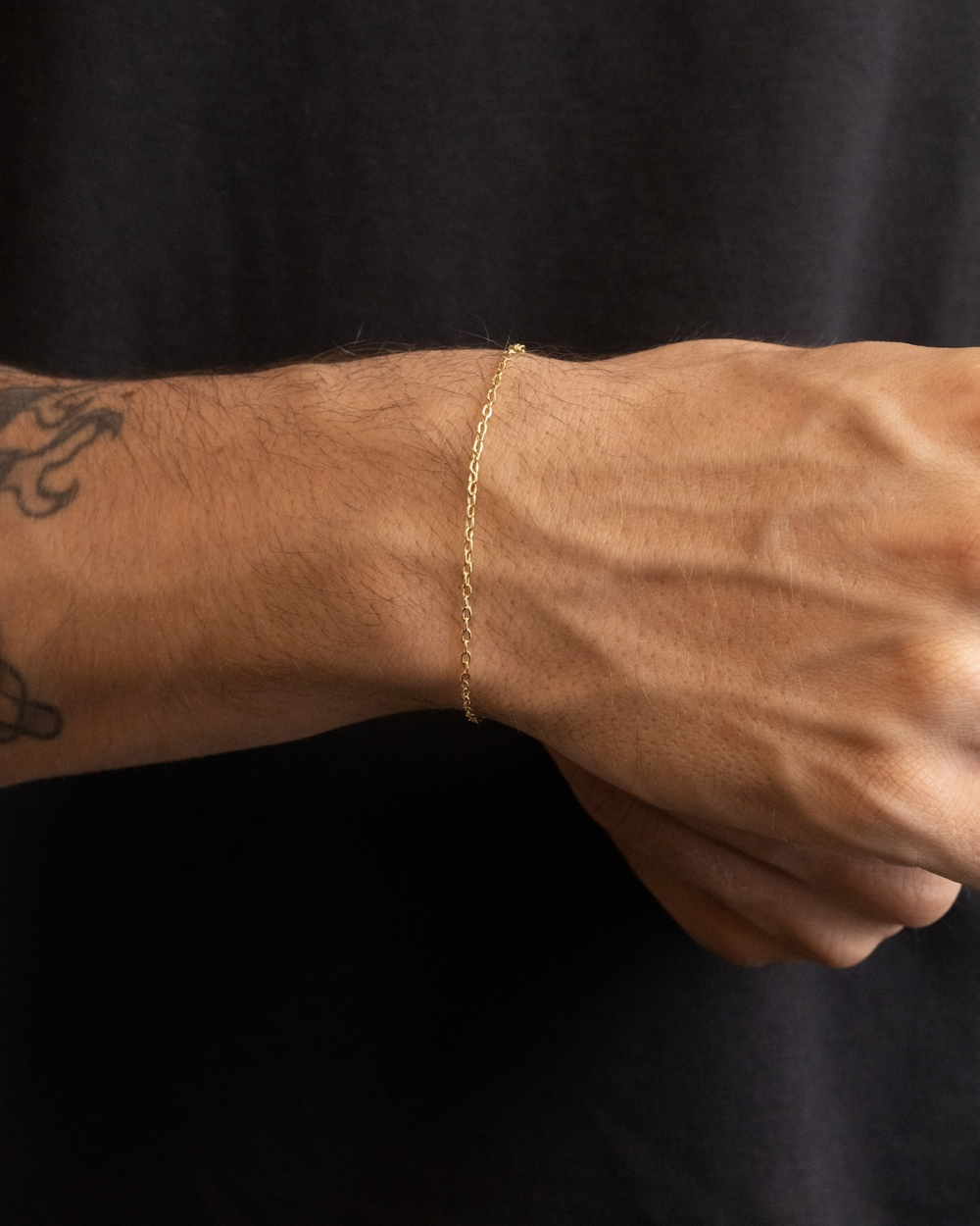 PULSERA CADENA 050 DE ORO 9 KT