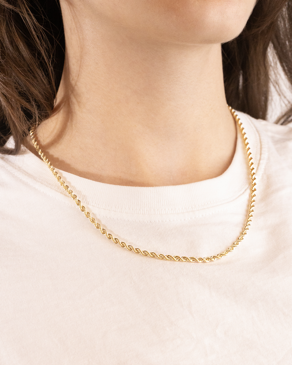 COLLAR CUERDA 050 DE ORO 9 KT