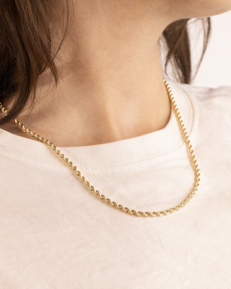9KT GOLD 060 ROPE CHAIN 2