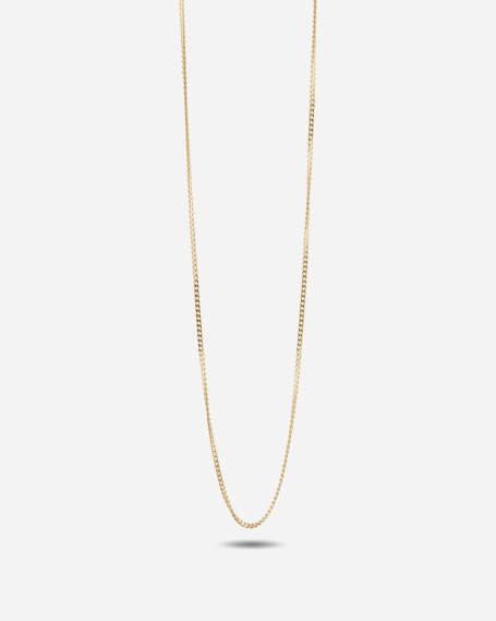 18KT GOLD 034 CURB CHAIN