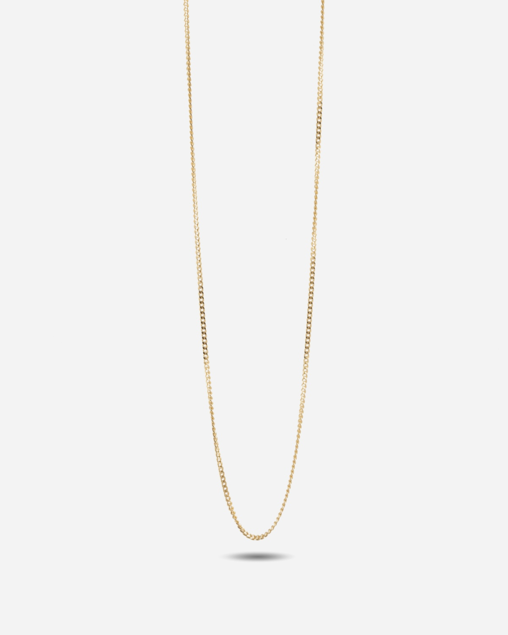 18KT GOLD 034 CURB CHAIN