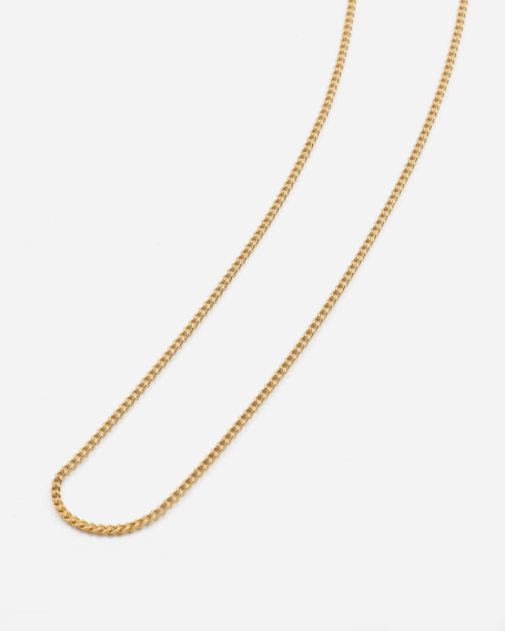 18KT GOLD 034 CURB CHAIN 2