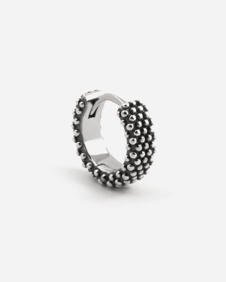 DOTTED HOOP EARRING WITH...