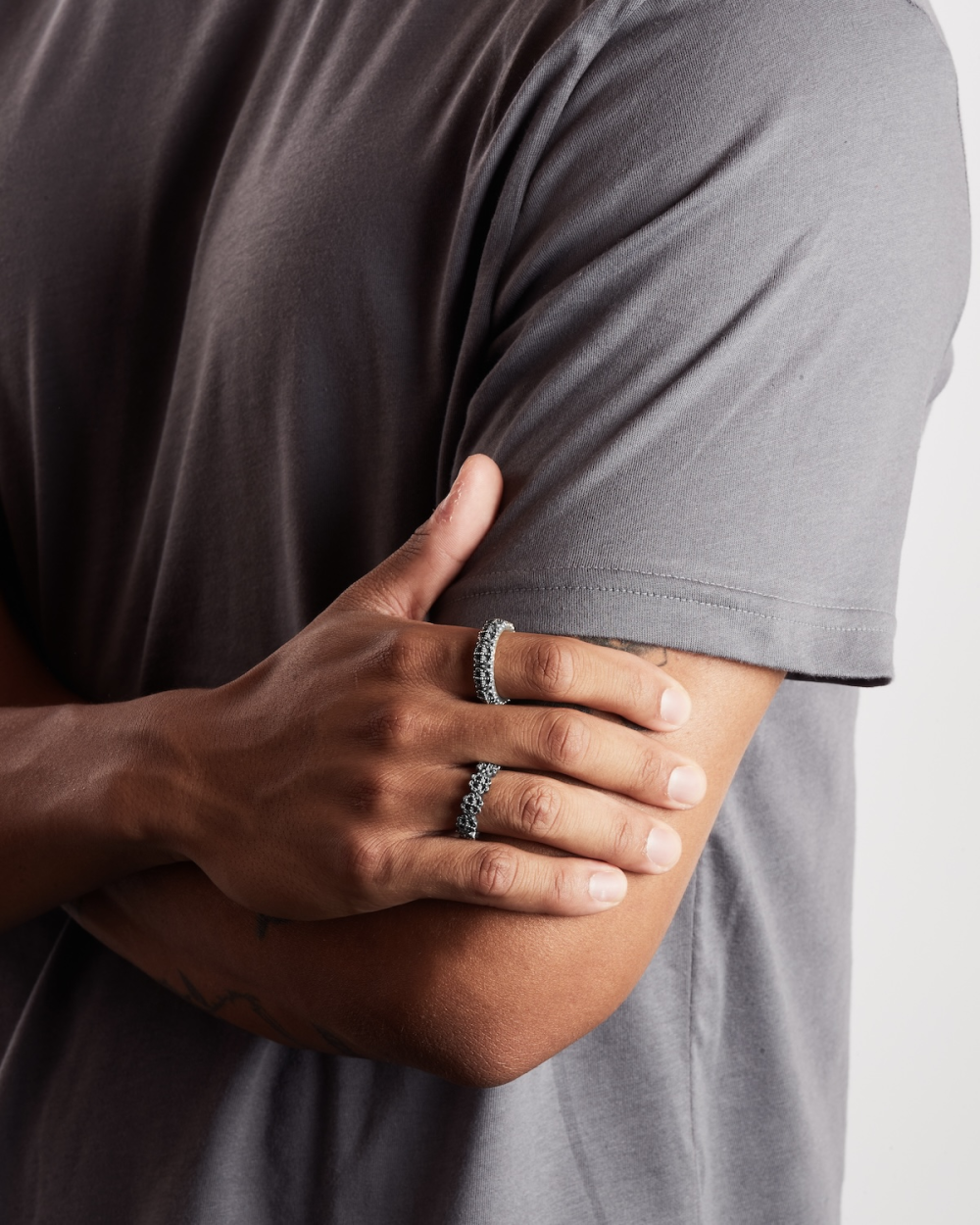 ANELLO FEDE GOTICA PROMESA IN ARGENTO