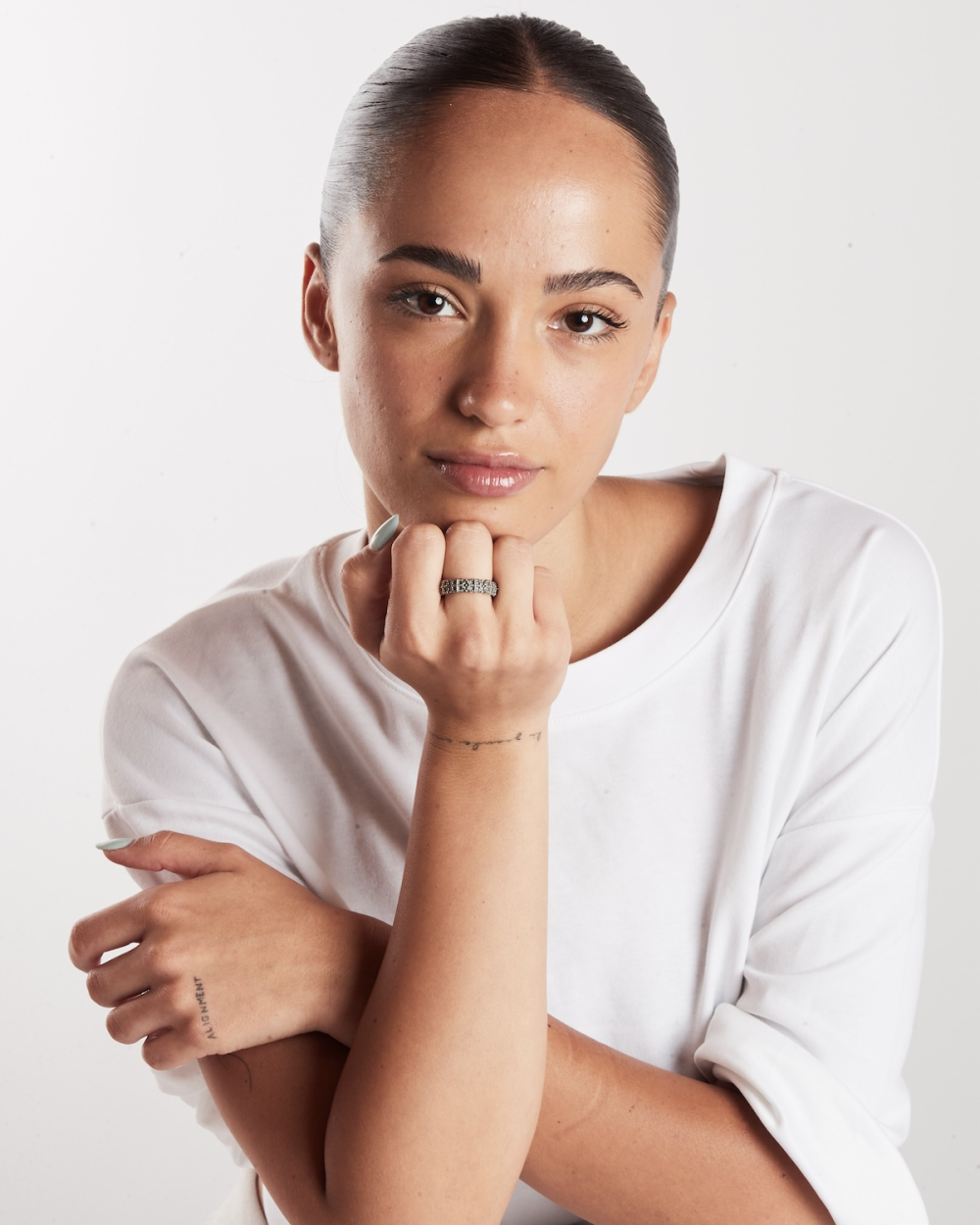 ANELLO FEDE GOTICA PROMESA IN ARGENTO