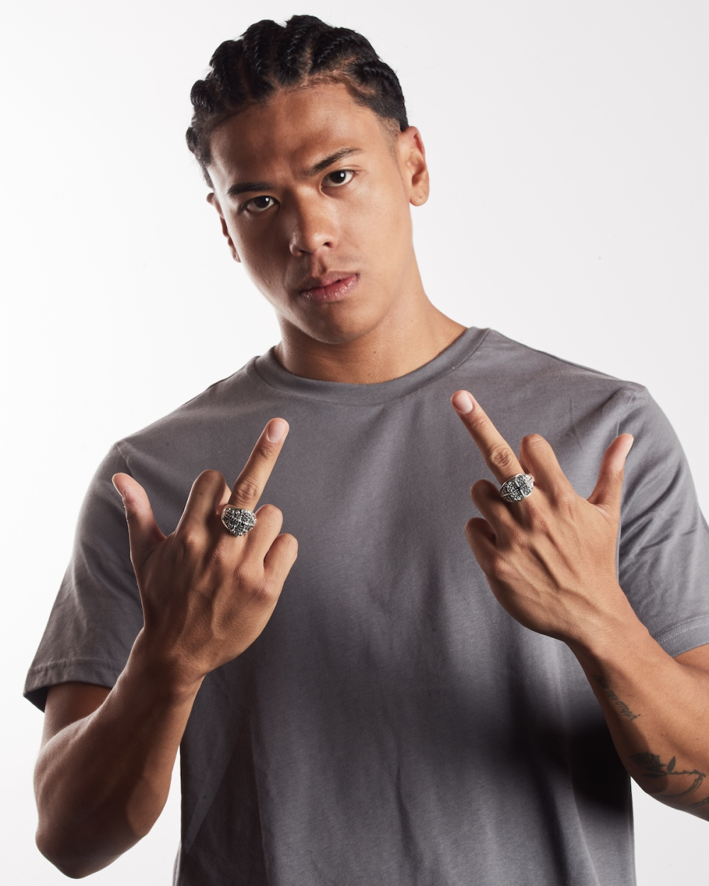 BAGUE CHEVALIÈRE HERENCIA EN ARGENT...