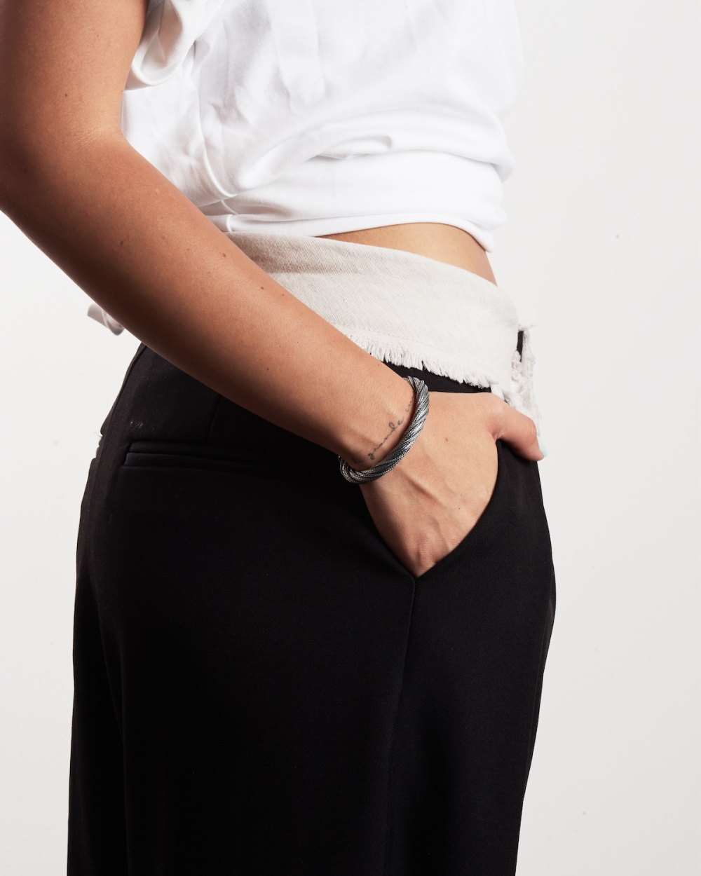 BRACCIALE TRECCIA RITORTA GRANDE IN...