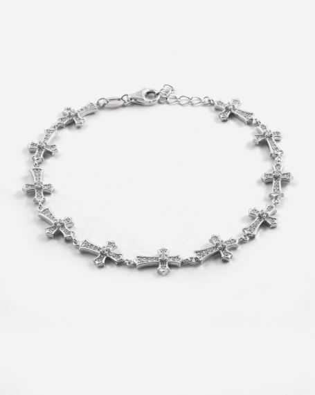 BRACCIALE CROCI GOTICHE IN...