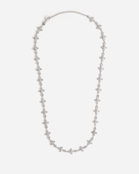 GOTHIC CROSSES NECKLACE WITH BRILLIANTS