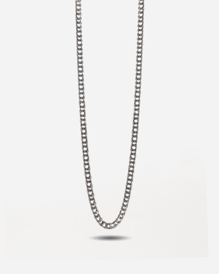 DOUBLE ROMBUS CURB CHAIN NECKLACE