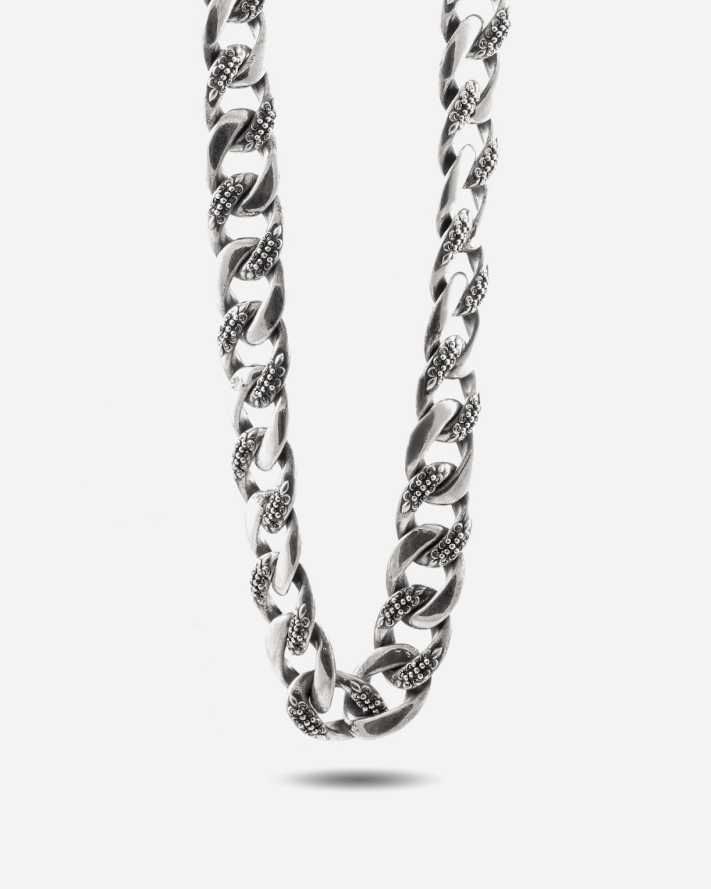 COLLANA GRUMETTA CON TEXTURE GOTICA...