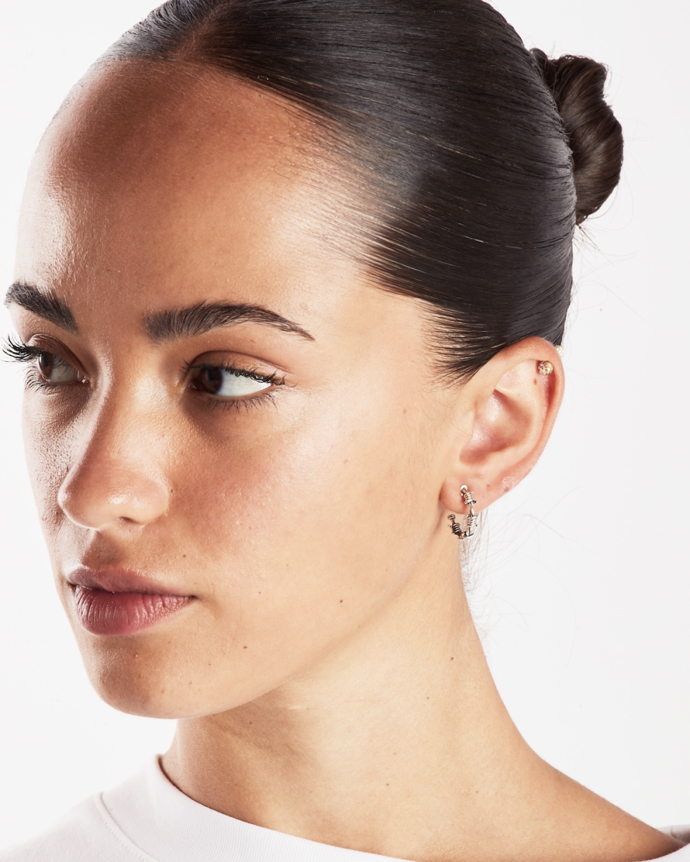 BOUCLE D'OREILLE CERCLE BARBELÉ MINI...