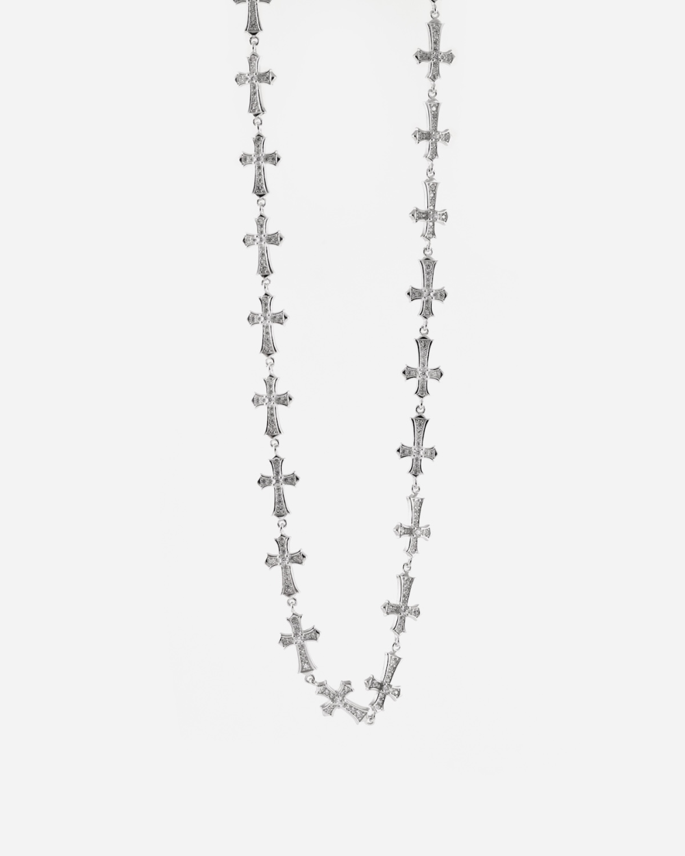 GOTHIC CROSSES NECKLACE WITH BRILLIANTS