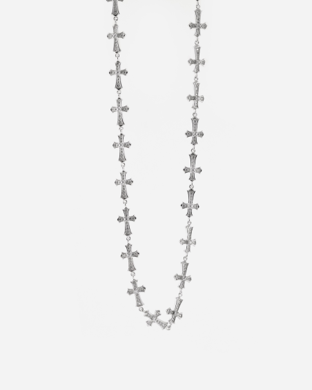 GOTHIC CROSSES NECKLACE WITH BRILLIANTS