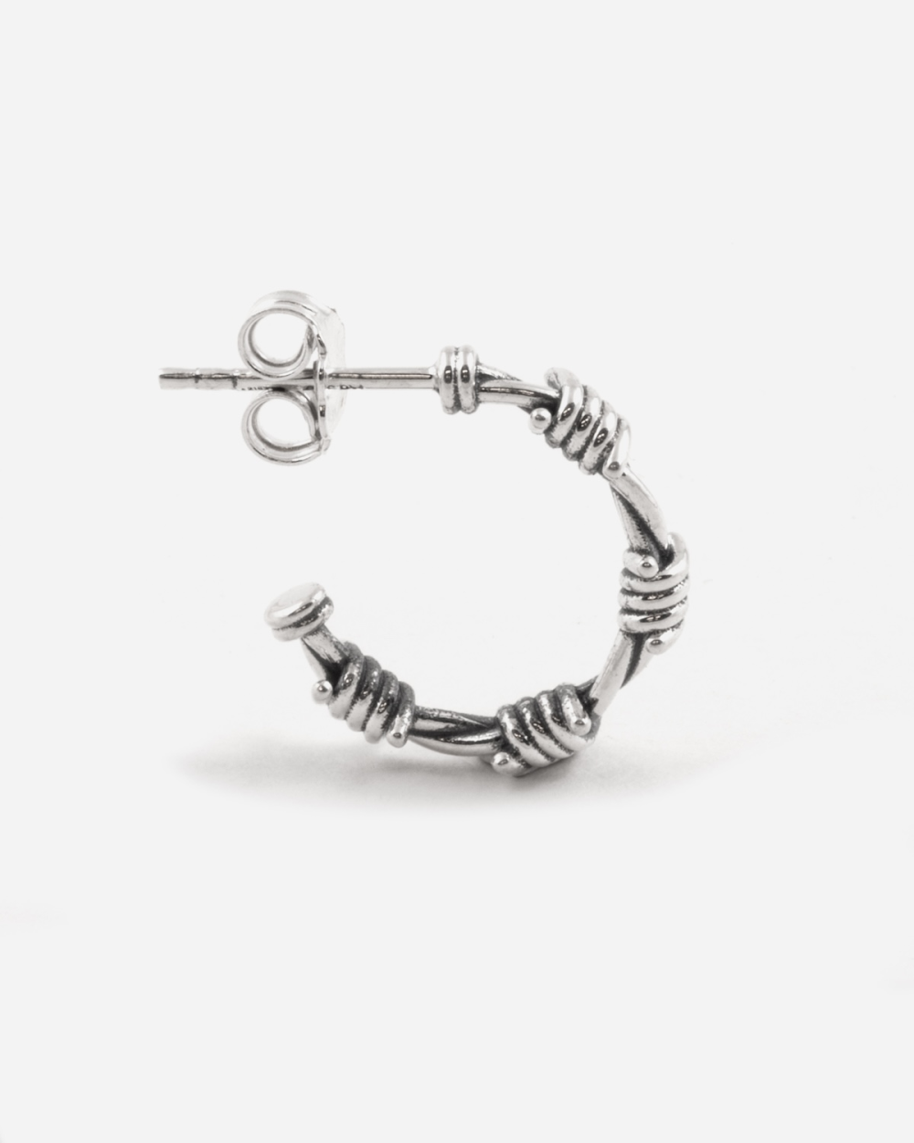 BOUCLE D'OREILLE CERCLE BARBELÉ MINI...