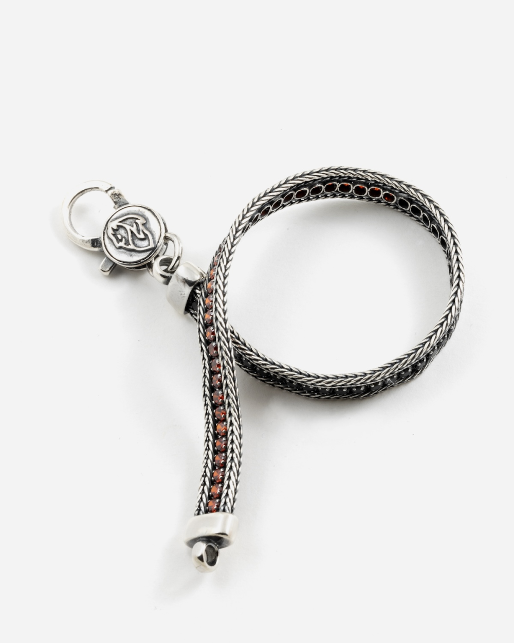 BRACCIALE TENNIS AC MILAN IN ARGENTO...