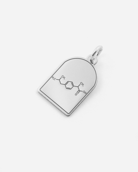 SAINT IBUPROFEN HOLY CARD PENDANT