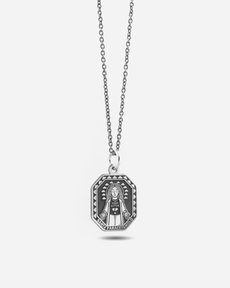 SAINT PARACETAMOL HOLY CARD PENDANT