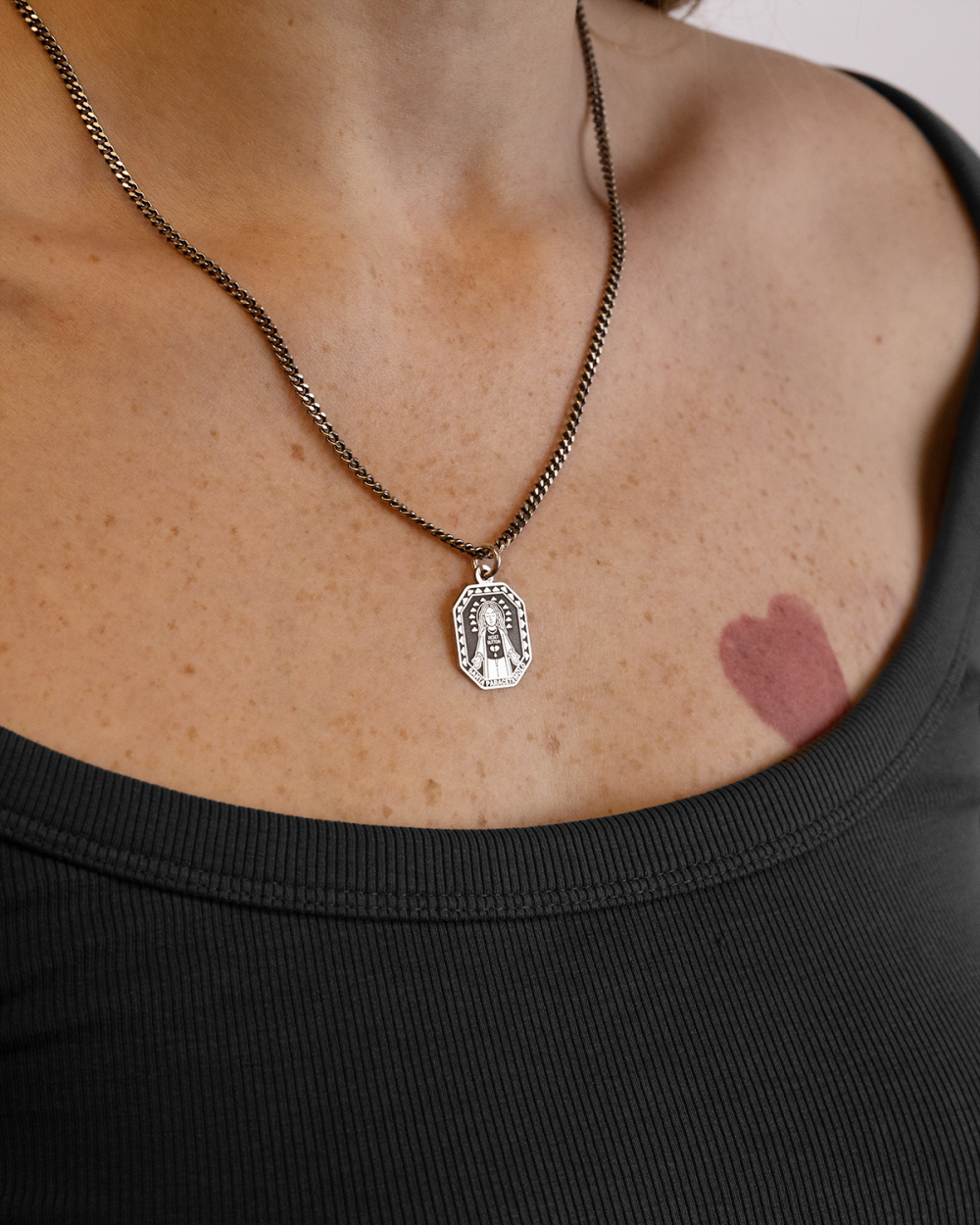 SAINT PARACETAMOL HOLY CARD PENDANT