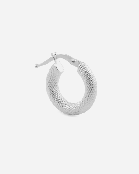 SMALL TEXTURED HOOP EARRING...