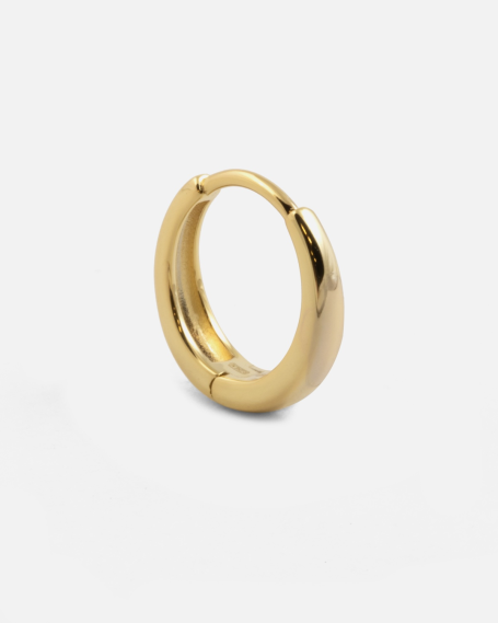 Navachi Orecchini A Perno Serpente, Placcati Oro 18ct E Zirconi, Nero