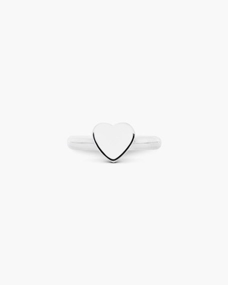 BAGUE SOLITAIRE CŒUR