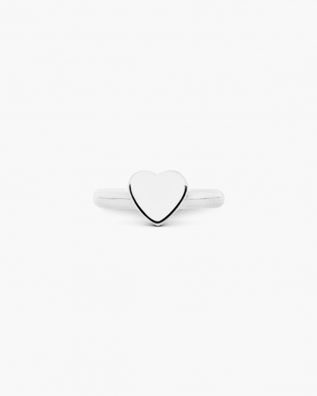 BAGUE SOLITAIRE CŒUR