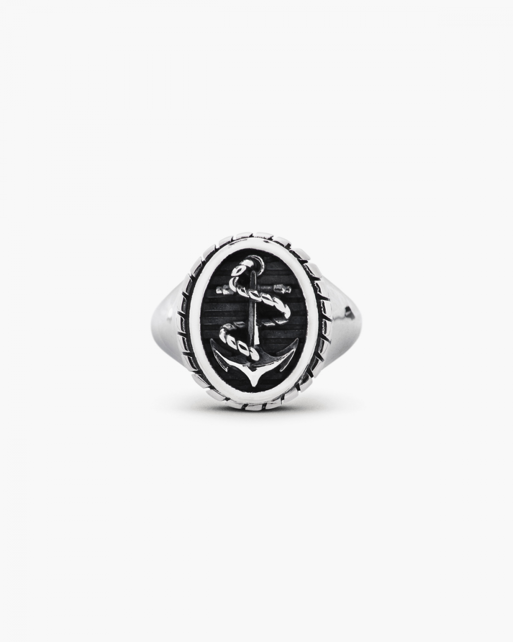 Rings ROPE & ANCHOR OVAL SIGNET RING NOVE25