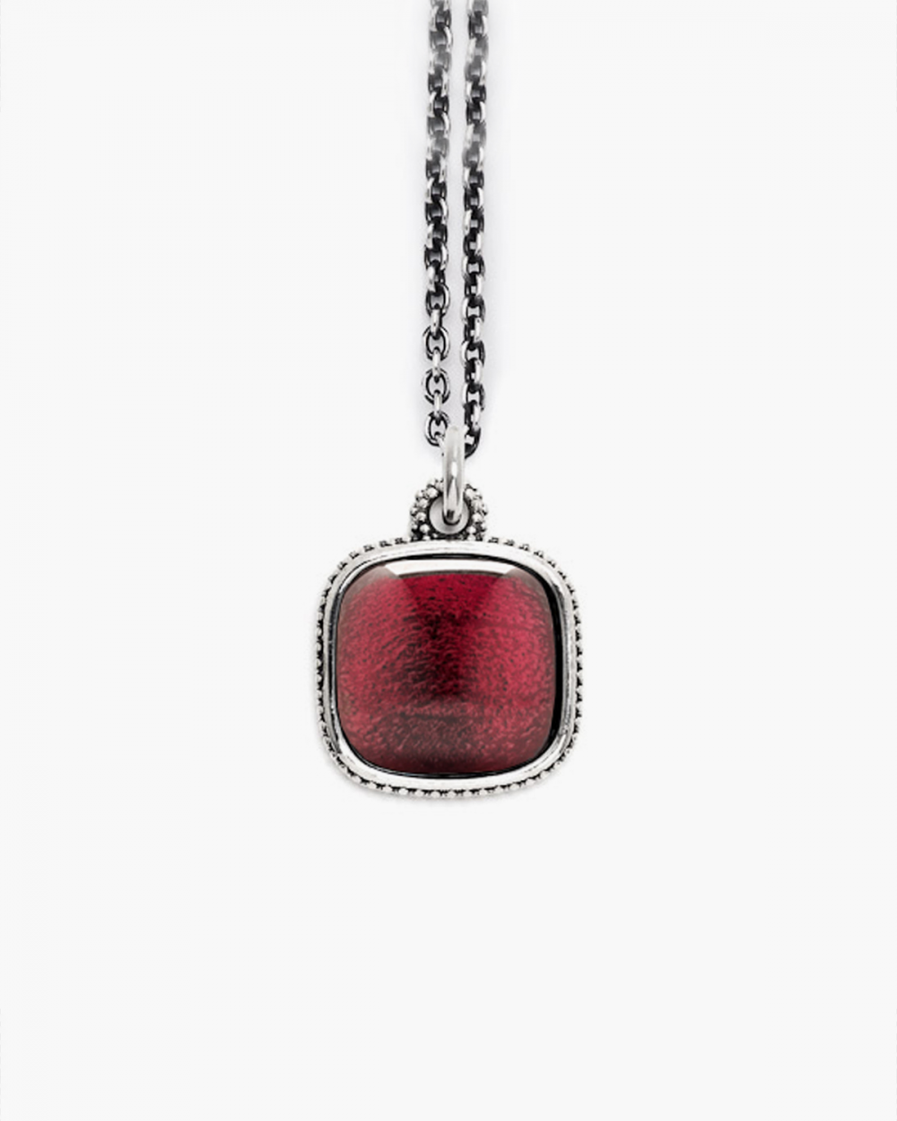 Pendants DOTTED SQUARE CORUNDUM PENDANT NOVE25