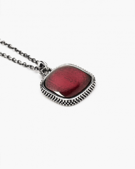 Pendants DOTTED SQUARE CORUNDUM PENDANT NOVE25