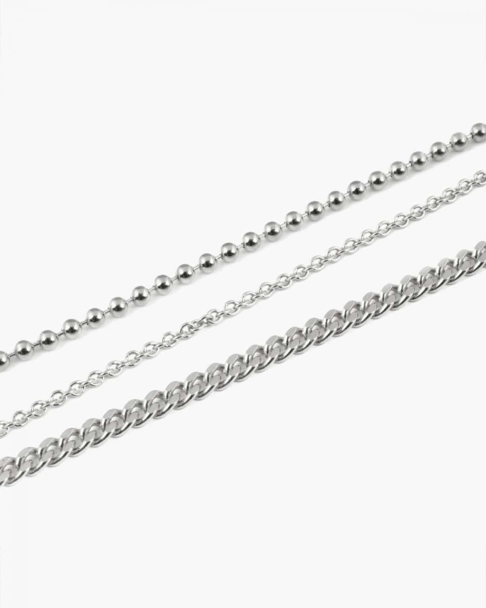 Anklets THREE LAYERS SILVER ANKLET NOVE25