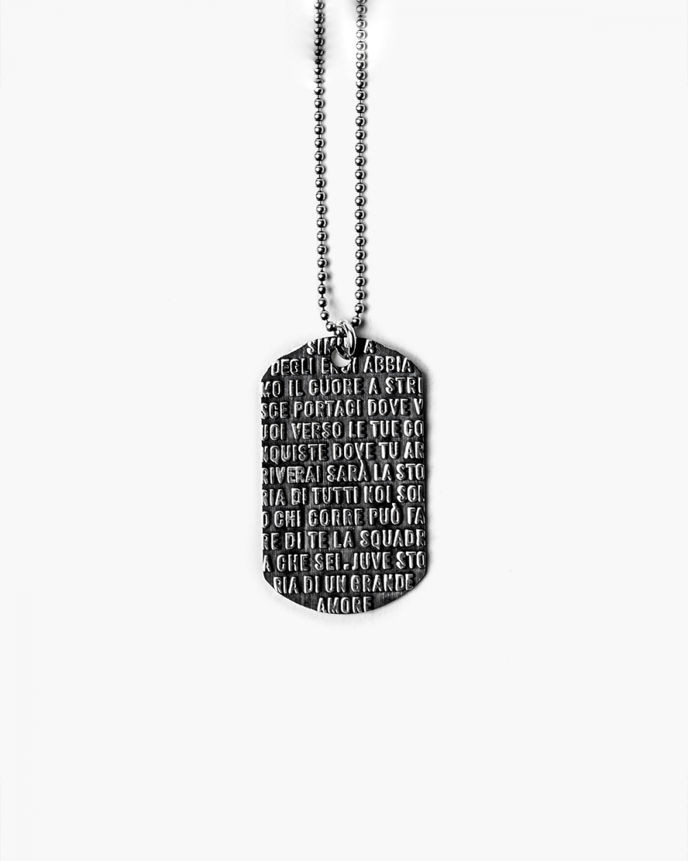 Necklaces JUVENTUS ARMY PLATE NECKLACE NOVE25