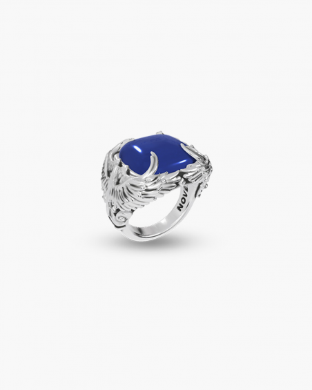 MYNOVE25 WINGS RING WITH STONE NOVE25
