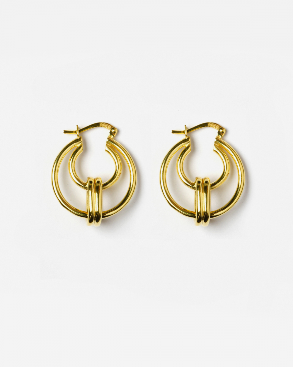 Earrings YELLOW GOLD THETA EARRINGS NOVE25
