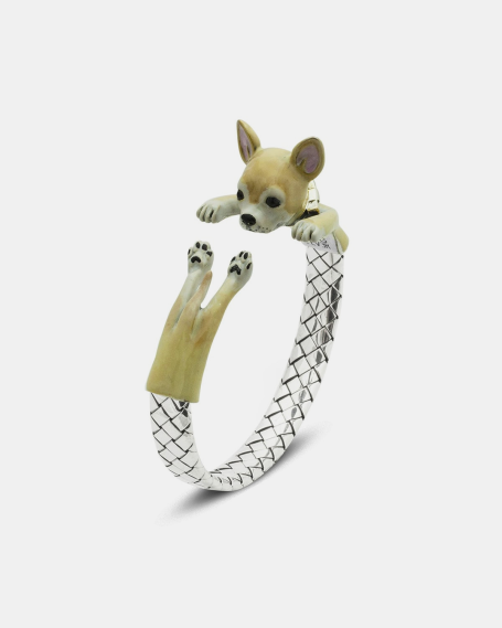 BRACELET HUG CHIHUAHUA / ÉMAIL