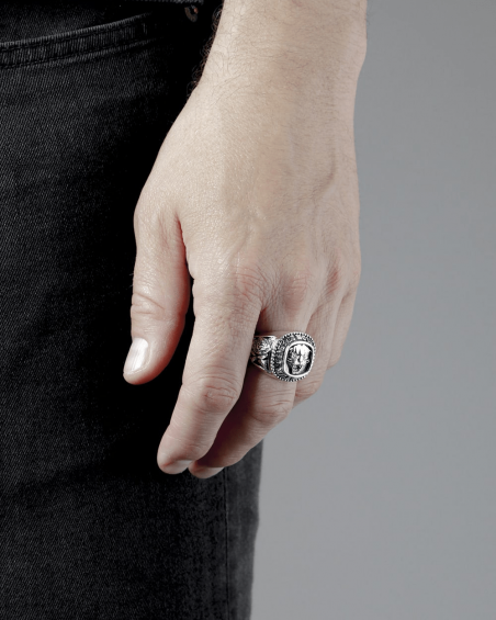 bague panthère homme