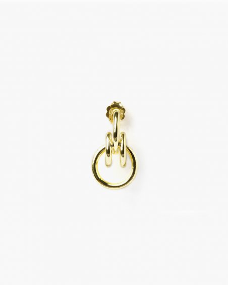Earrings YELLOW GOLD UPSILON SINGLE EARRING NOVE25