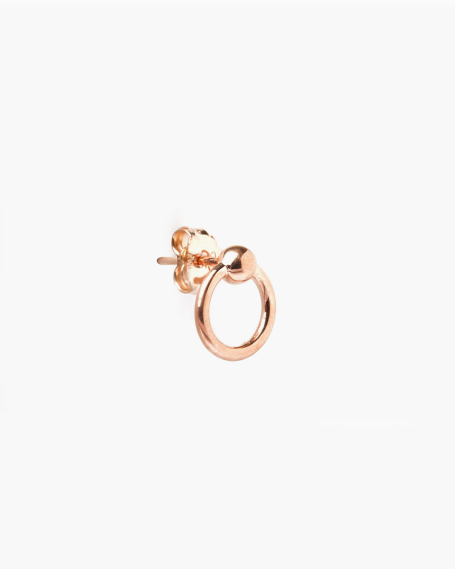 Piercing ROSE GOLD PIERCING SMALL LOBE SINGLE EARRING NOVE25 2