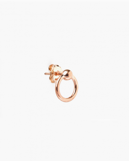 Piercing ROSE GOLD PIERCING SMALL LOBE SINGLE EARRING NOVE25