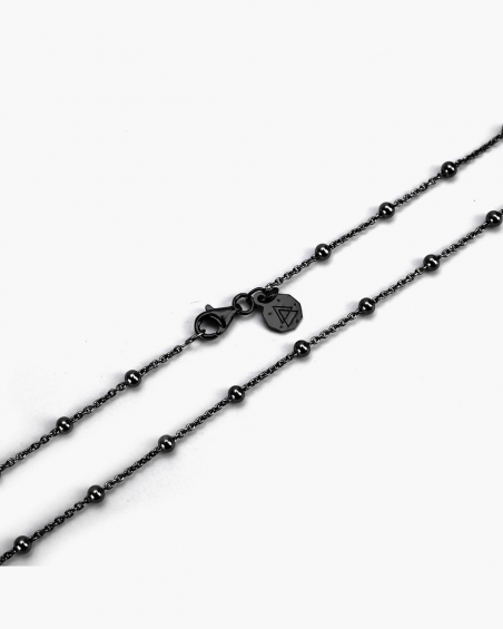 Necklaces RUTHENIUM ROSARY CHAIN 300 NOVE25