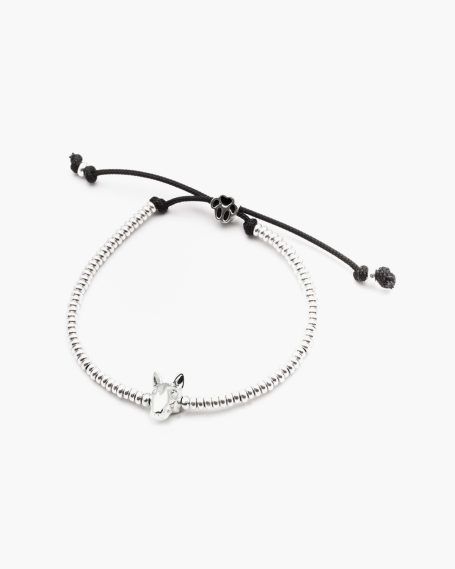 Bracciali BRACCIALE TESTA BULL TERRIER / ARGENTO LUCIDO NOVE25