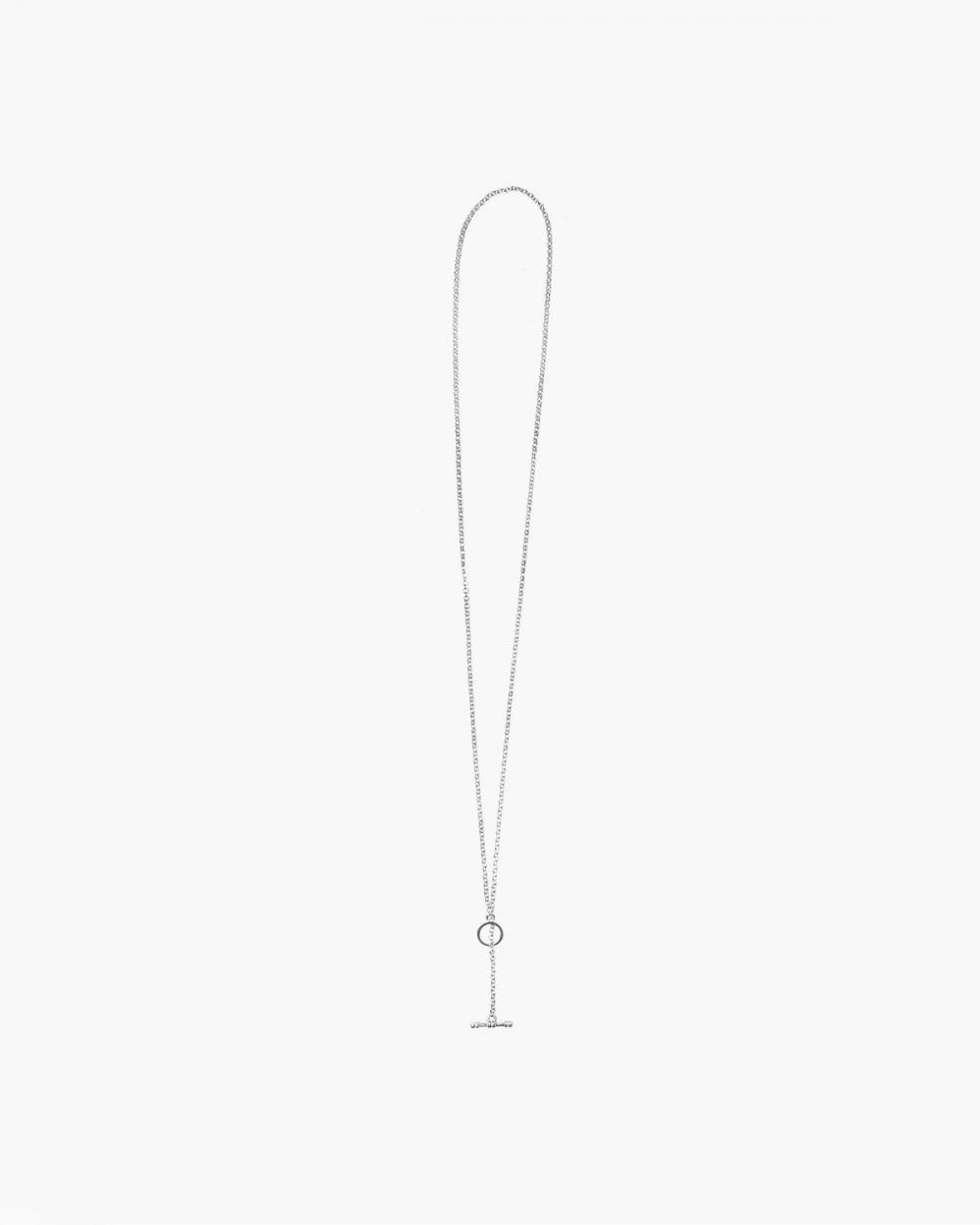 Necklaces SILVER ROLO 300 WITH T-BAR NECKLACE - 70 NOVE25